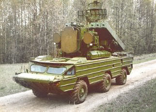 Soviet SA8 Gecko SAM missile launcher