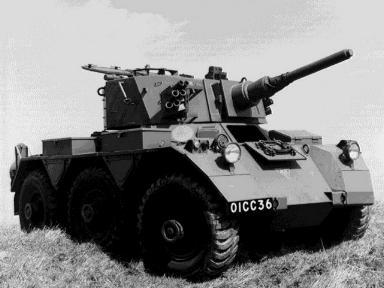 The Alvis Saladin FV601 armoured car